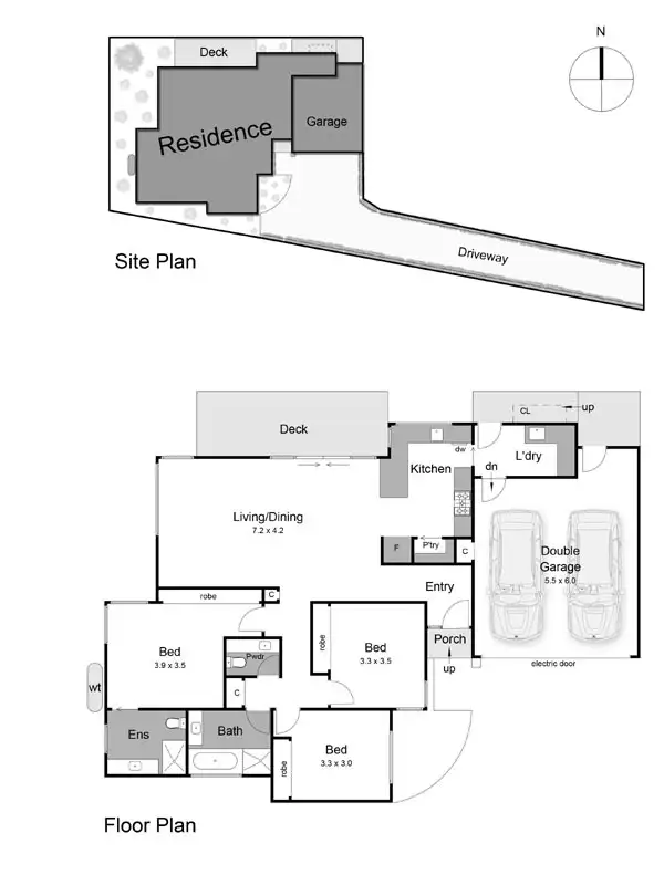 Floorplan of Homely house listing, 2/34 Woonton Street, Rosebud VIC 3939