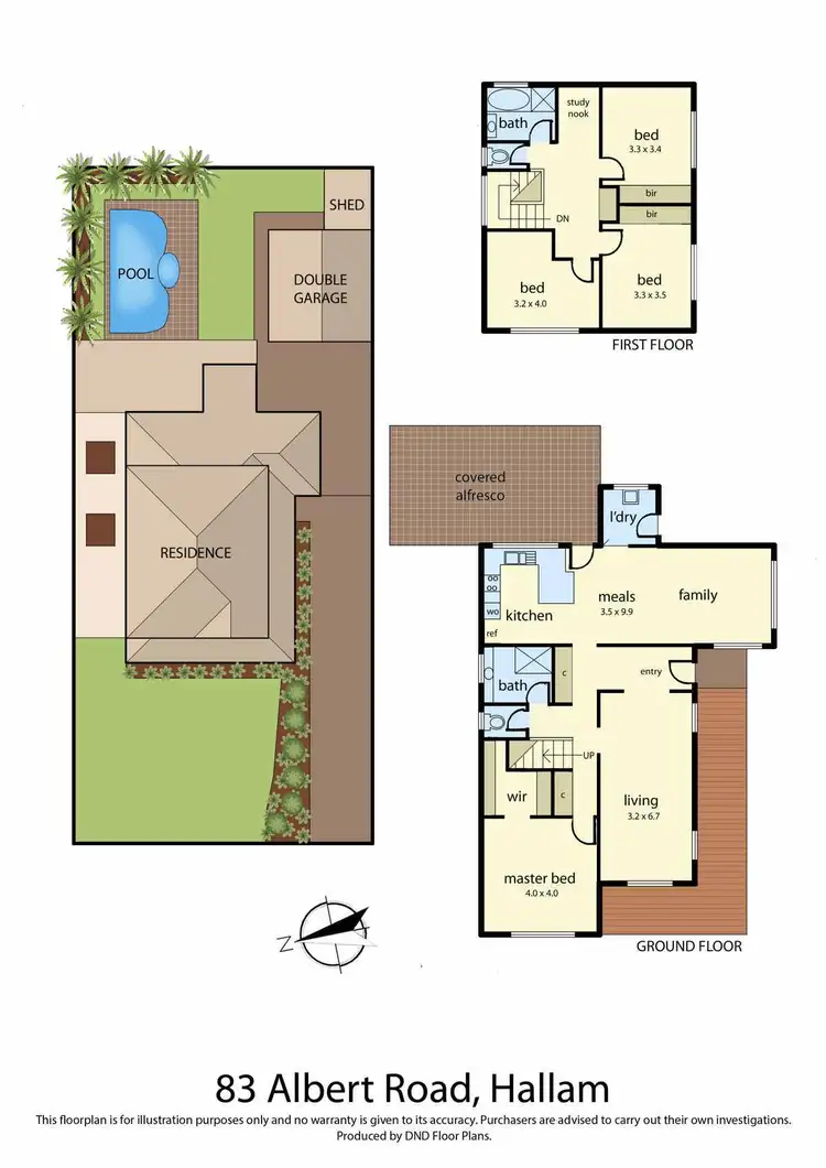 Floorplan of Homely land listing, 83 Albert Road, Hallam VIC 3803
