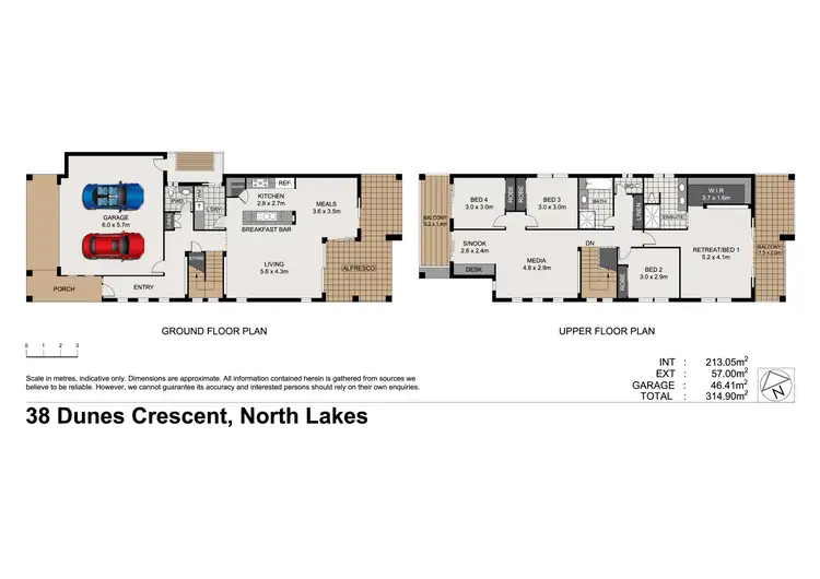Floorplan of Homely house listing, 38 Dunes Crescent, North Lakes QLD 4509