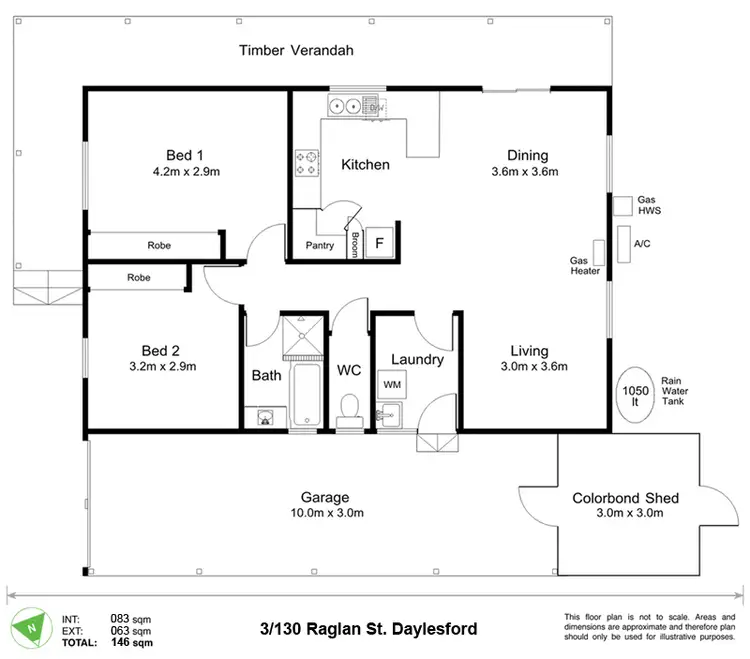 Floorplan of Homely house listing, 3/130 Raglan Street,, Daylesford VIC 3460