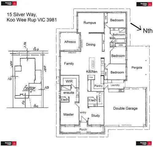 Floorplan of Homely house listing, 15 Silver Way, Koo Wee Rup VIC 3981
