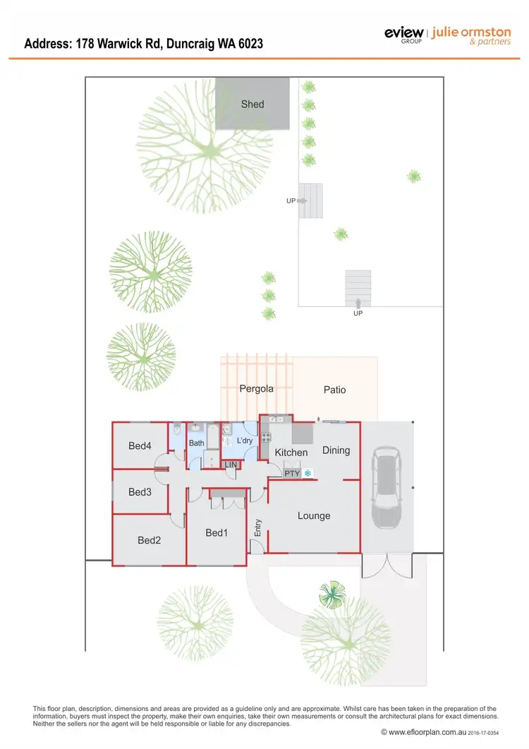 Floorplan of Homely house listing, 178 Warwick Road, Duncraig WA 6023