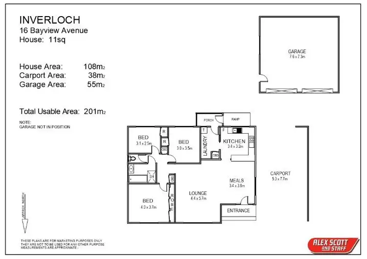 Floorplan of Homely house listing, 16 Bayview Avenue, Inverloch VIC 3996