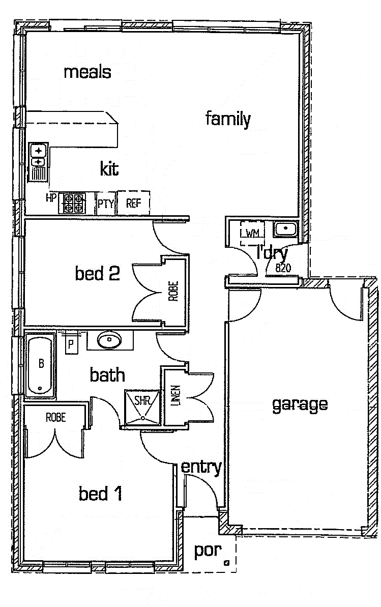 Floorplan of Homely house listing, 1/378 Rossiter Road, Koo Wee Rup VIC 3981
