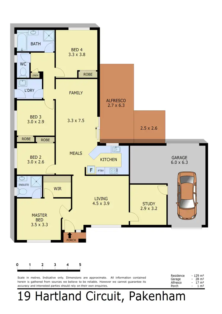 Floorplan of Homely house listing, 19 Hartland Circuit, Pakenham VIC 3810