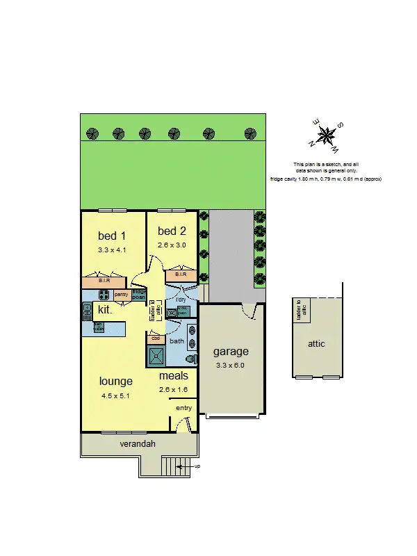Floorplan of Homely unit listing, 4/81 Hewish Road, Croydon VIC 3136