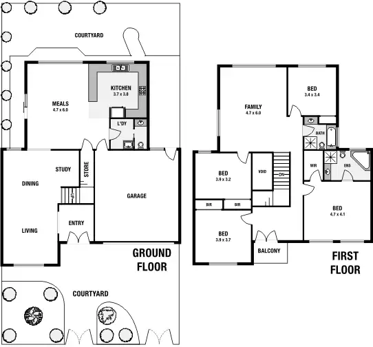 Floorplan of Homely house listing, 15 Ethel Street, Thornbury VIC 3071