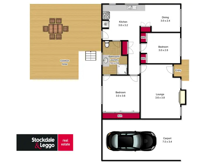 Floorplan of Homely house listing, 4 Lae Court, Morwell VIC 3840