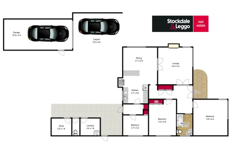 Floorplan of Homely house listing, 3 Doherty Avenue, Morwell VIC 3840