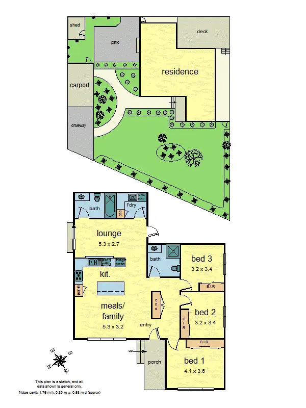 Floorplan of Homely house listing, 18 Ervin Road, Kilsyth VIC 3137