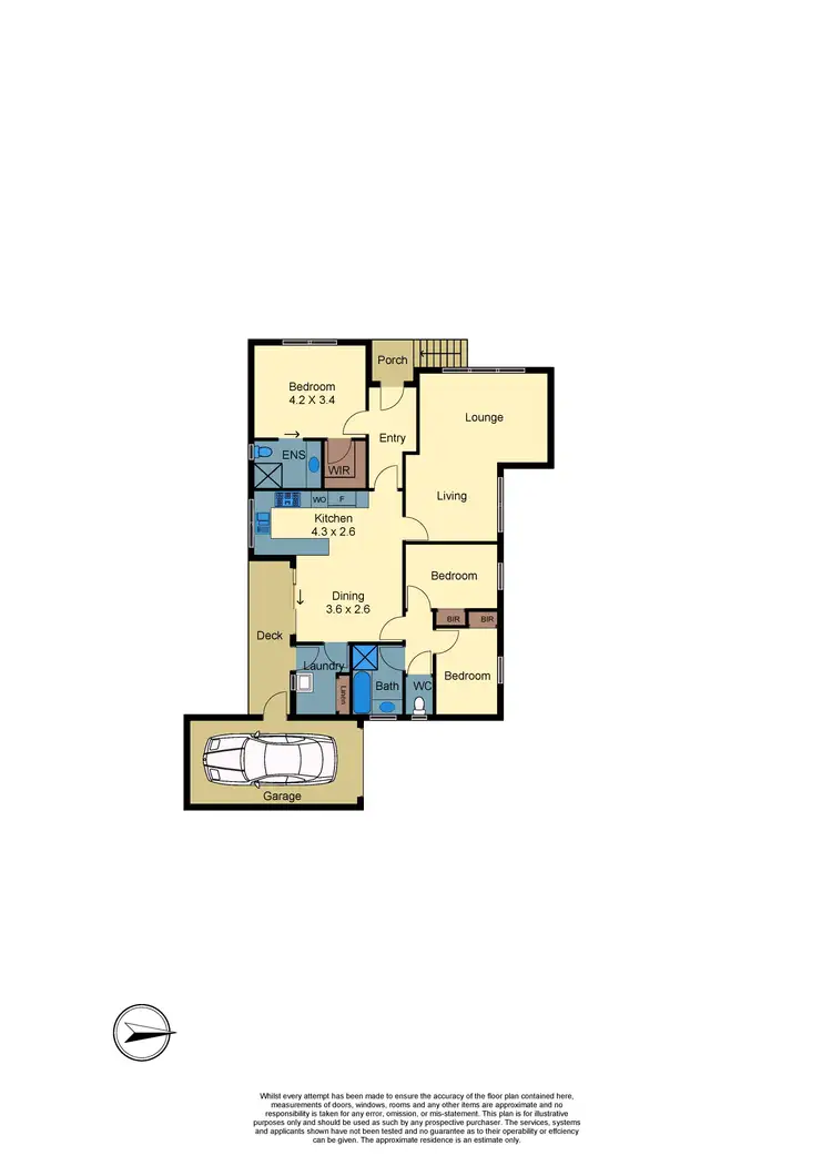 Floorplan of Homely unit listing, 1/83 Larch Crescent, Mount Waverley VIC 3149