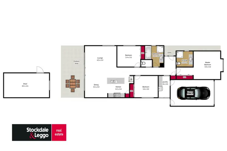 Floorplan of Homely house listing, 26 Roscommon Drive, Traralgon VIC 3844