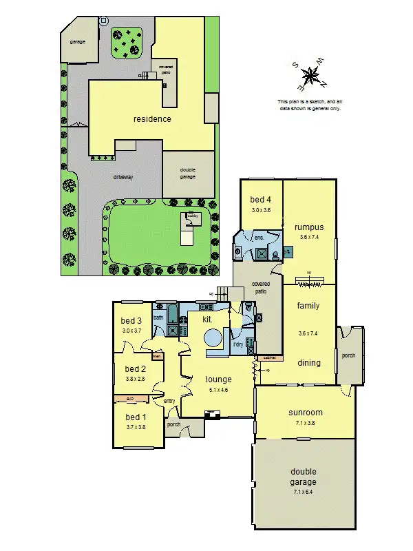 Floorplan of Homely house listing, 2 Ryland Avenue, Croydon VIC 3136