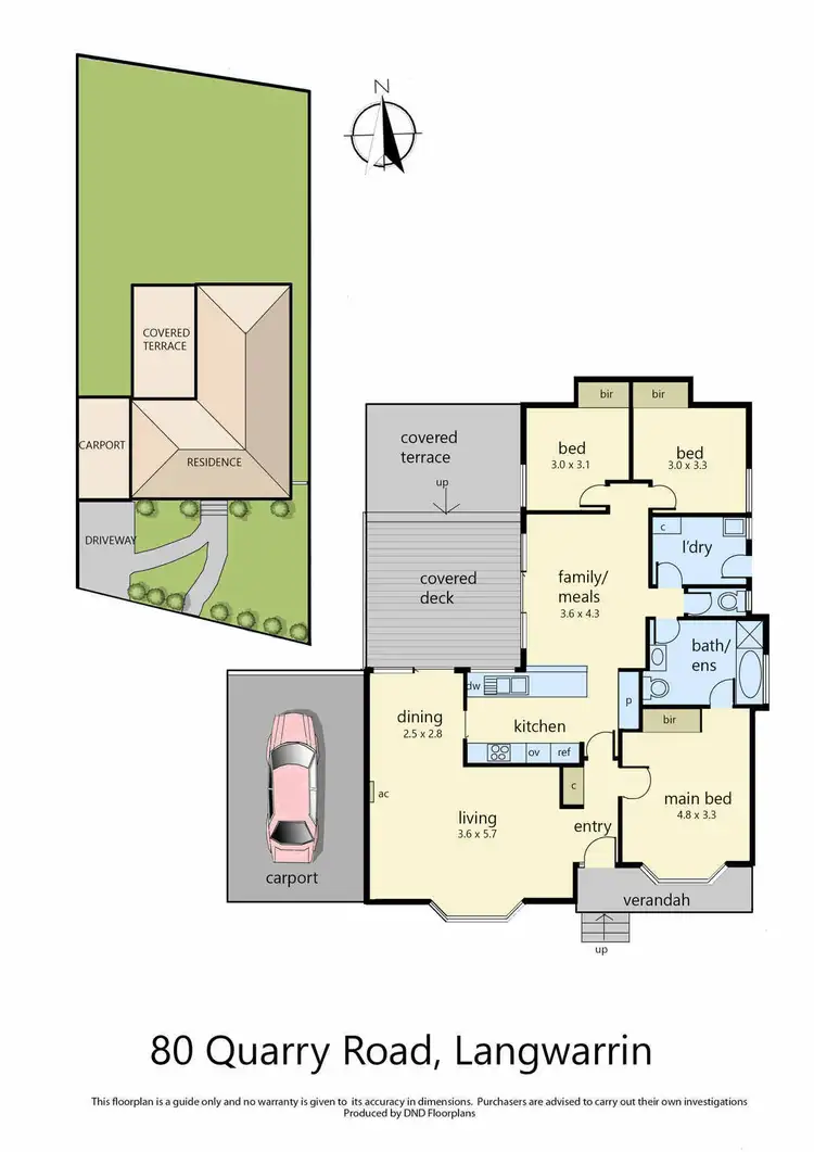 Floorplan of Homely house listing, 80 Quarry Road, Langwarrin VIC 3910