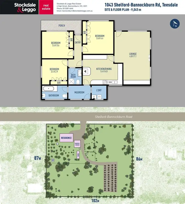 Floorplan of Homely house listing, 1043 Bannockburn - Shelford Road, Teesdale VIC 3328