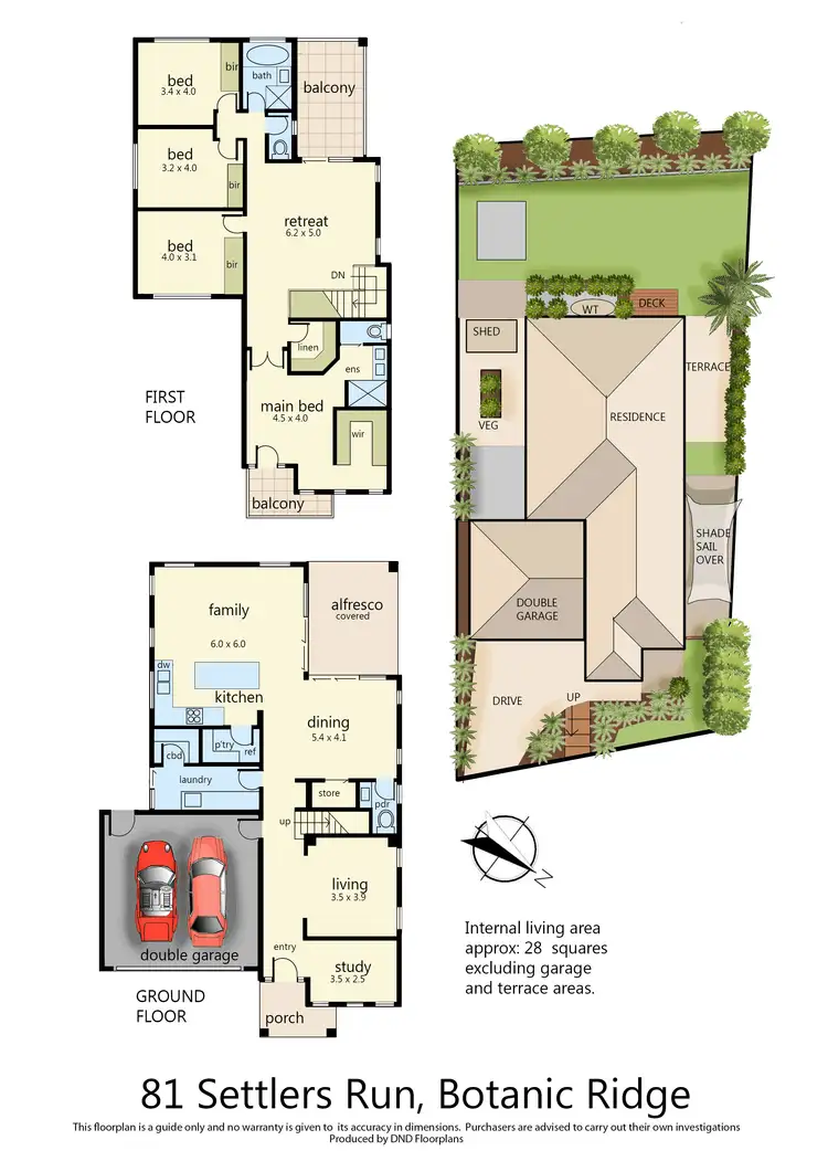 Floorplan of Homely house listing, 81 Settlers Run, Botanic Ridge VIC 3977