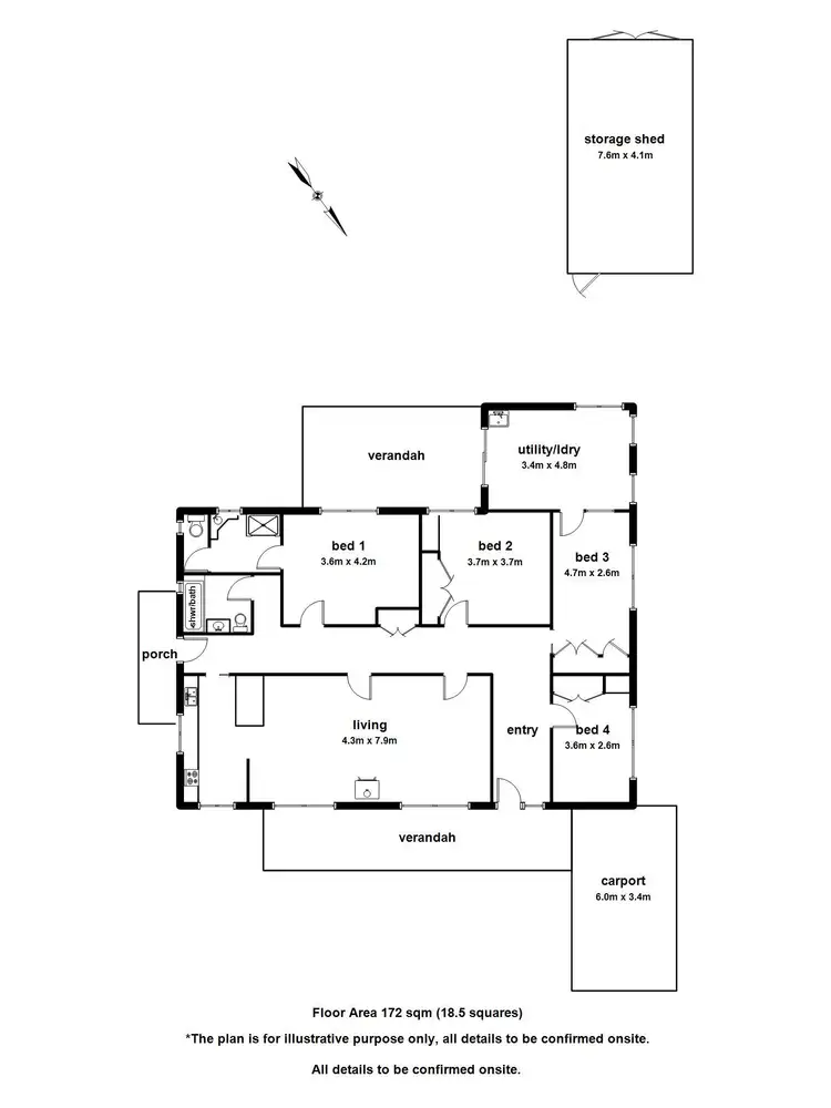 Floorplan of Homely house listing, 34 Don Road, Healesville VIC 3777