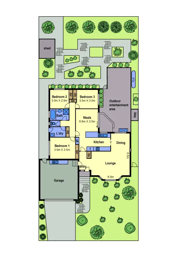 Floorplan of Homely house listing, 73 Nickson Street, Bundoora VIC 3083