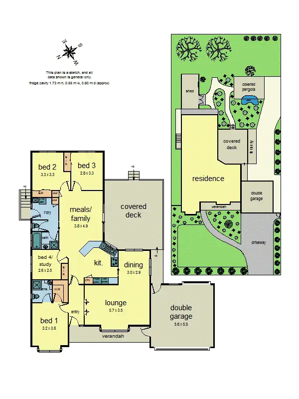 Floorplan of Homely house listing, 24 Oaktree Road, Croydon North VIC 3136