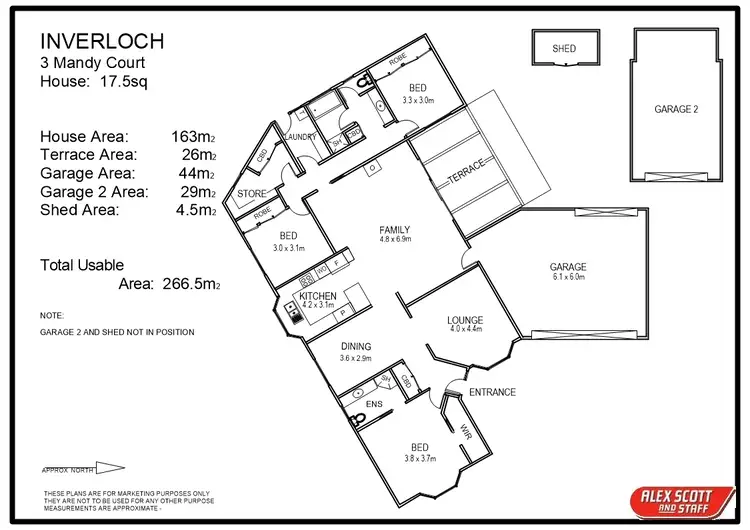 Floorplan of Homely house listing, 3 Mandy Court, Inverloch VIC 3996