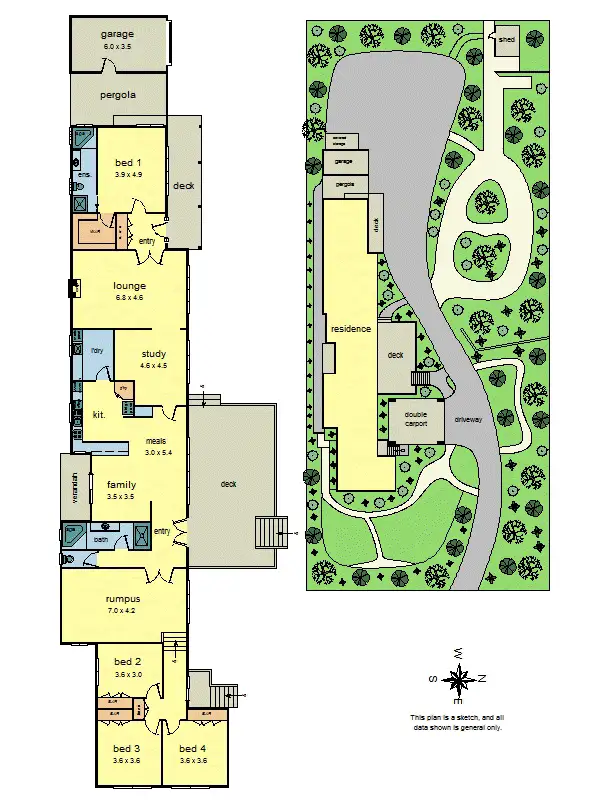 Floorplan of Homely house listing, 7-9 Mulawa Street, Croydon North VIC 3136