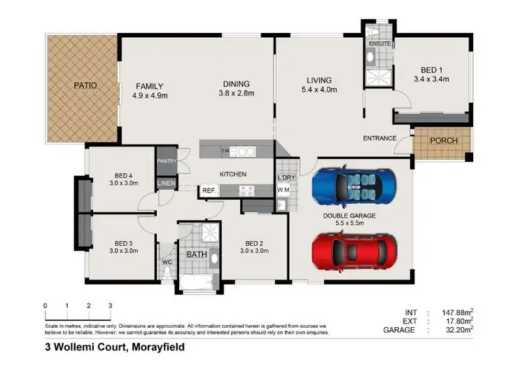 Floorplan of Homely house listing, 3 Wollemi Court, Morayfield QLD 4506