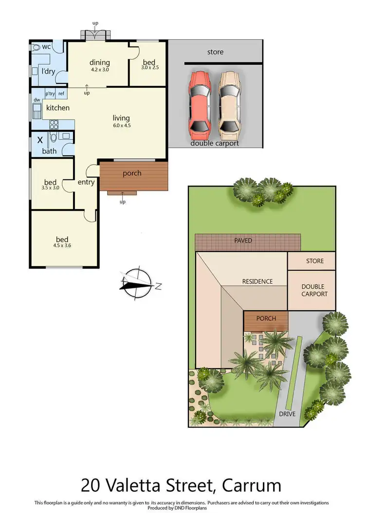 Floorplan of Homely house listing, 20 Valetta Street, Carrum VIC 3197