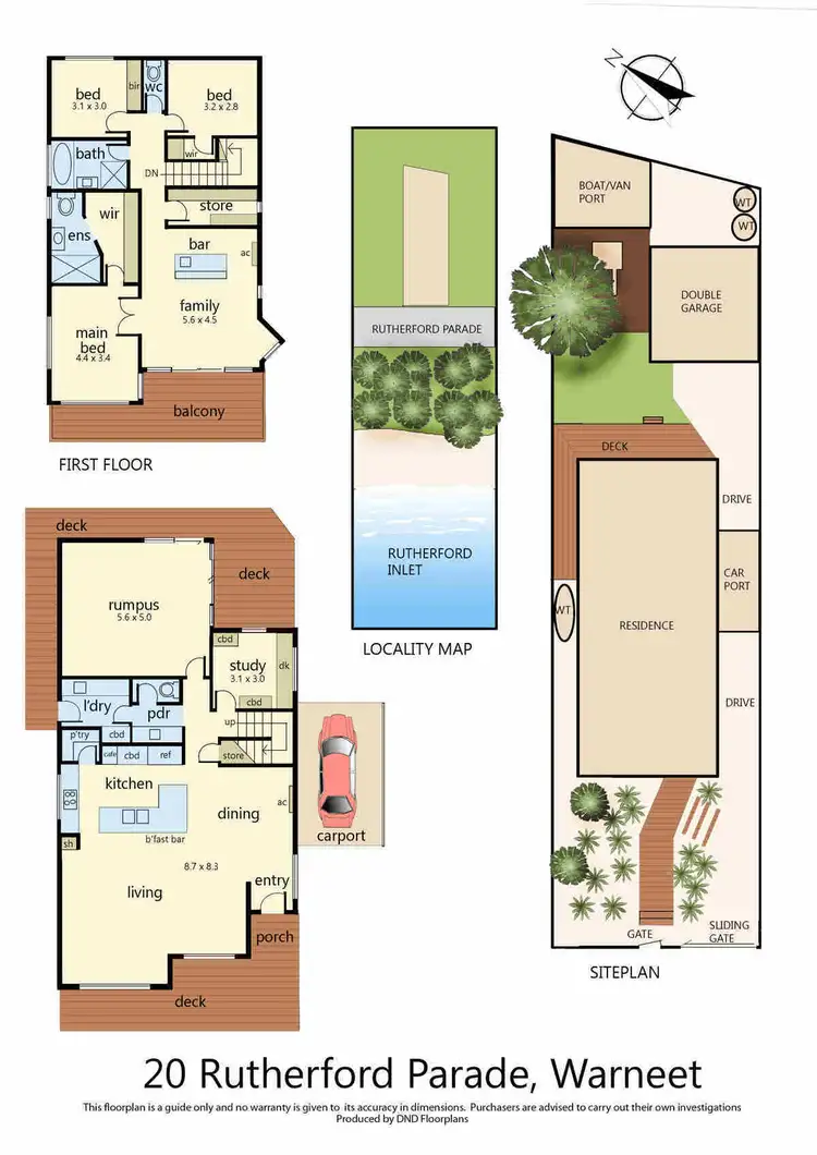 Floorplan of Homely house listing, 20 Rutherford Pde, Warneet VIC 3980