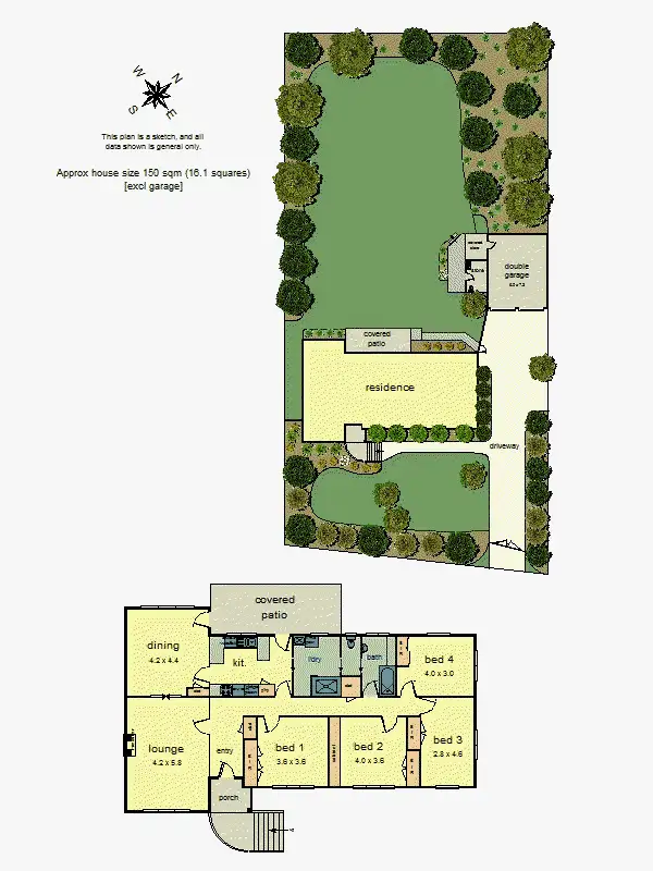 Floorplan of Homely house listing, 51 Wicklow Avenue, Croydon VIC 3136