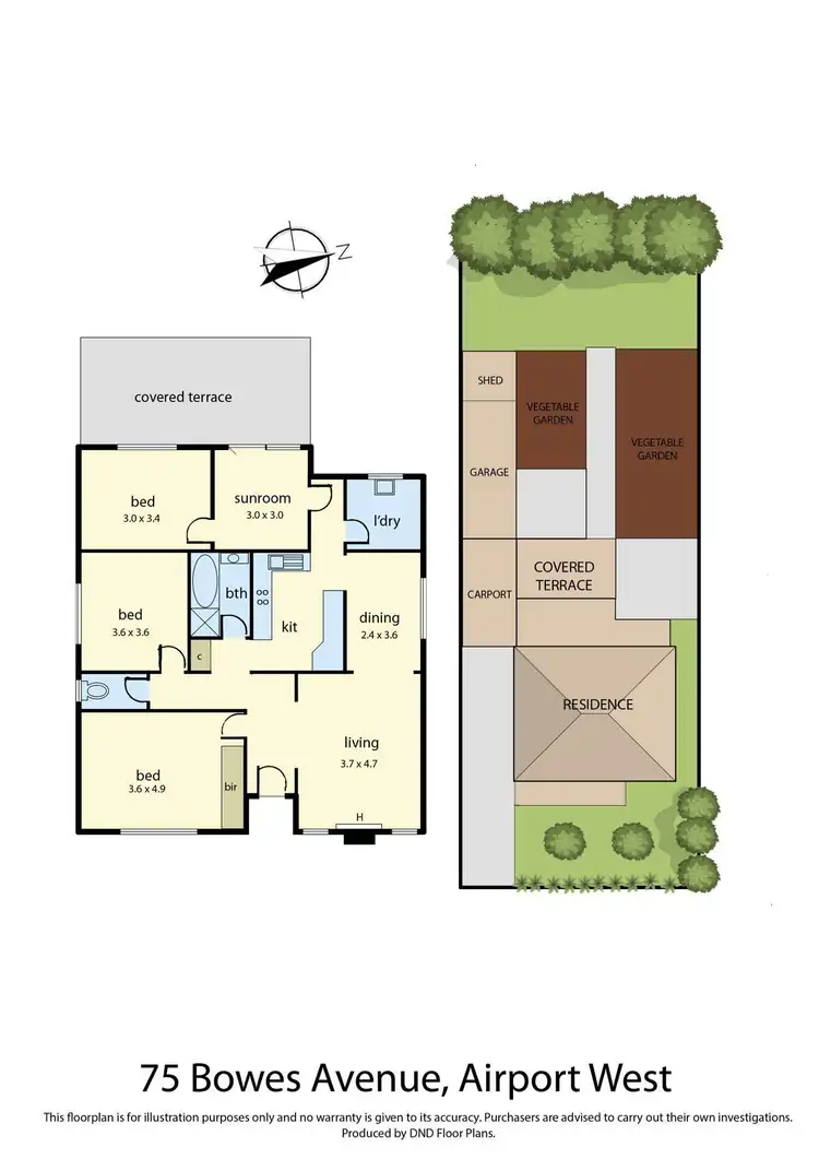 Floorplan of Homely land listing, 75 Bowes Avenue, Airport West VIC 3042