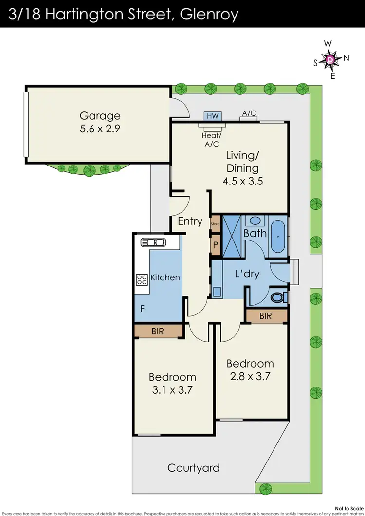Floorplan of Homely house listing, 3/18 Hartington Street, Glenroy VIC 3046