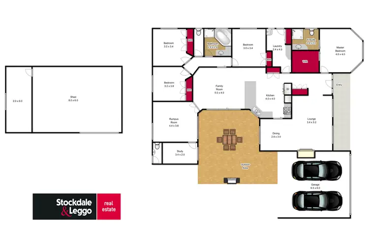 Floorplan of Homely house listing, 4 Jack Farmer Way, Traralgon VIC 3844