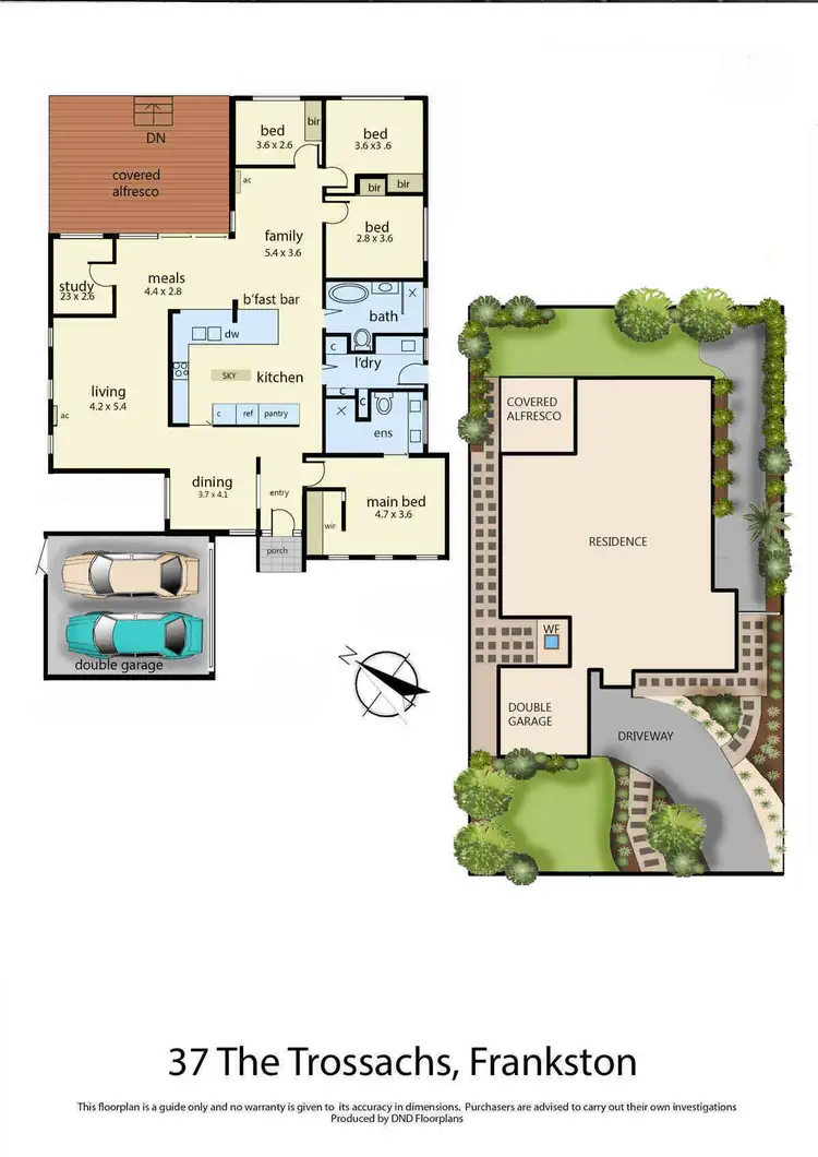 Floorplan of Homely house listing, 37 The Trossachs, Frankston VIC 3199