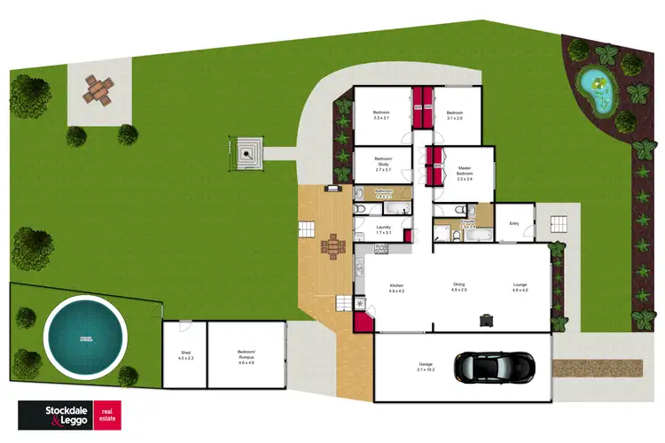 Floorplan of Homely house listing, 2 Fraser Court, Morwell VIC 3840