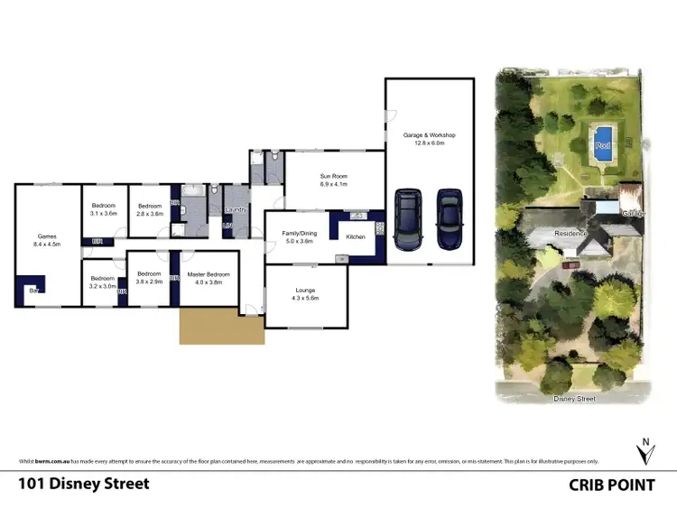 Floorplan of Homely land listing, 101 Disney Street, Crib Point VIC 3919