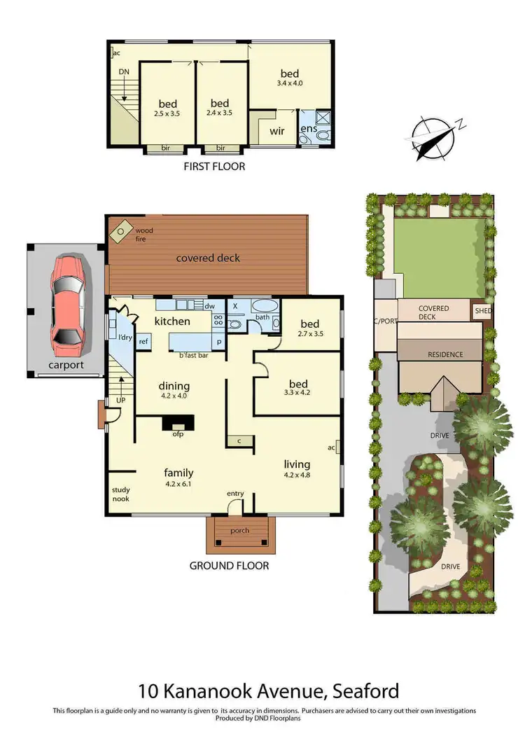 Floorplan of Homely house listing, 10 Kananook Avenue, Seaford VIC 3198