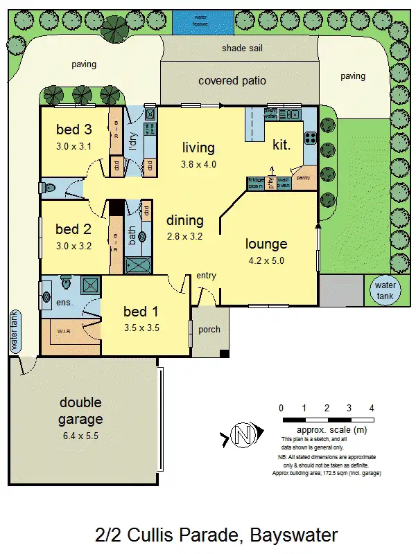 Floorplan of Homely house listing, 2/2 Cullis Parade, Bayswater VIC 3153