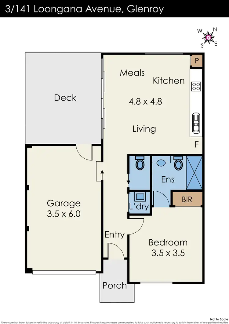 Floorplan of Homely unit listing, 3/141 Loongana Avenue, Glenroy VIC 3046