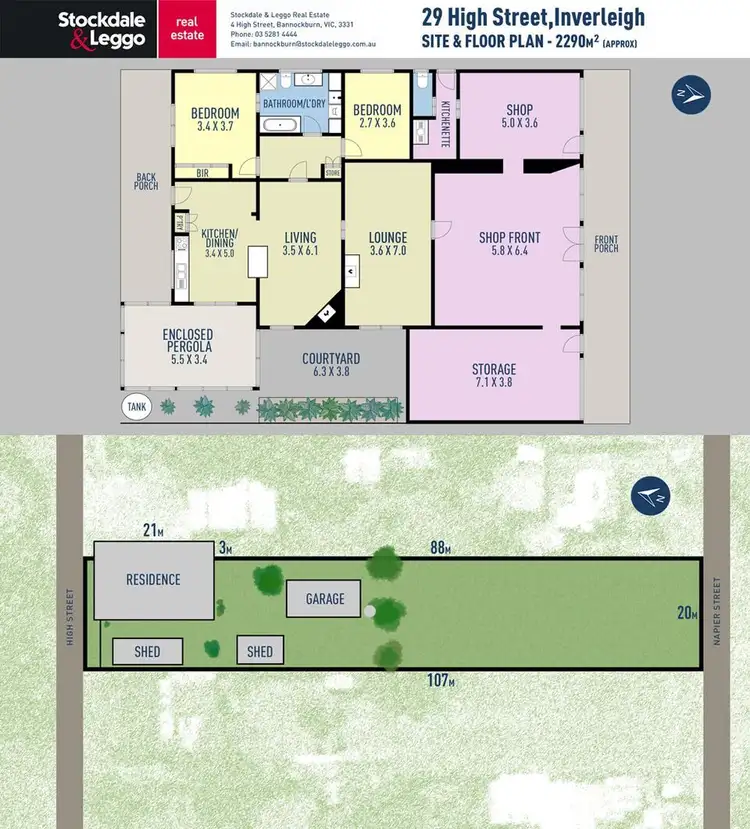 Floorplan of Homely house listing, 29 High Street, Inverleigh VIC 3321