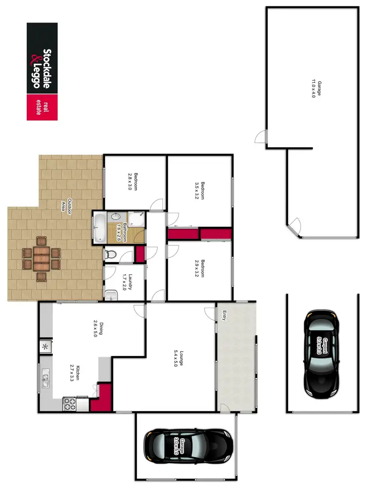 Floorplan of Homely house listing, 8 Gabo Way, Morwell VIC 3840