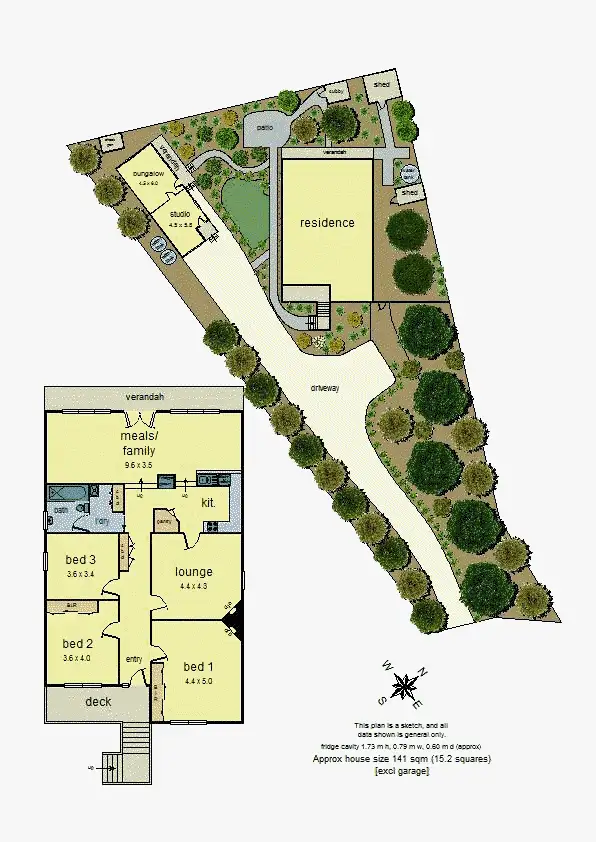 Floorplan of Homely house listing, 3 Warrien Road, Croydon North VIC 3136