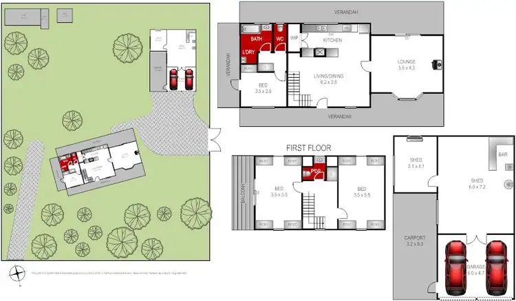 Floorplan of Homely house listing, 10 Bruce Street, Teesdale VIC 3328