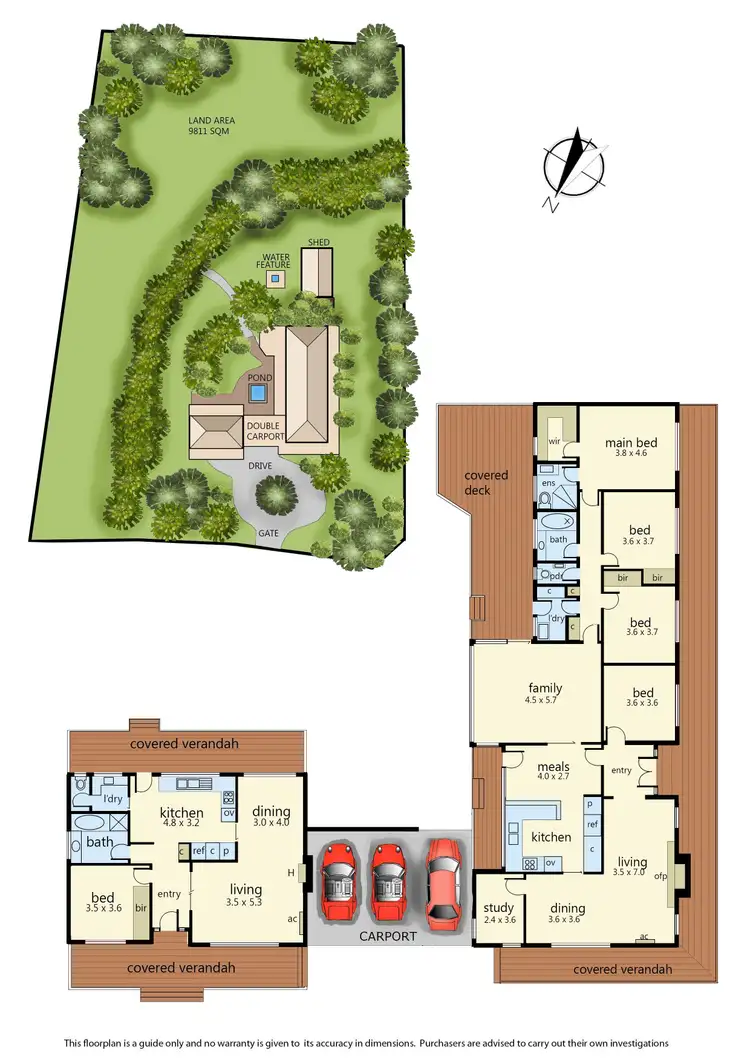 Floorplan of Homely rural property listing, 9 The Knoll, Somerville VIC 3912