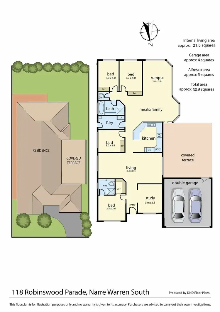 Floorplan of Homely house listing, 118 Robinswood Parade, Narre Warren South VIC 3805