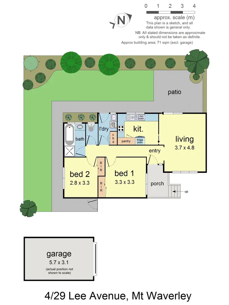 Floorplan of Homely unit listing, 4/29 Lee Avenue, Mount Waverley VIC 3149