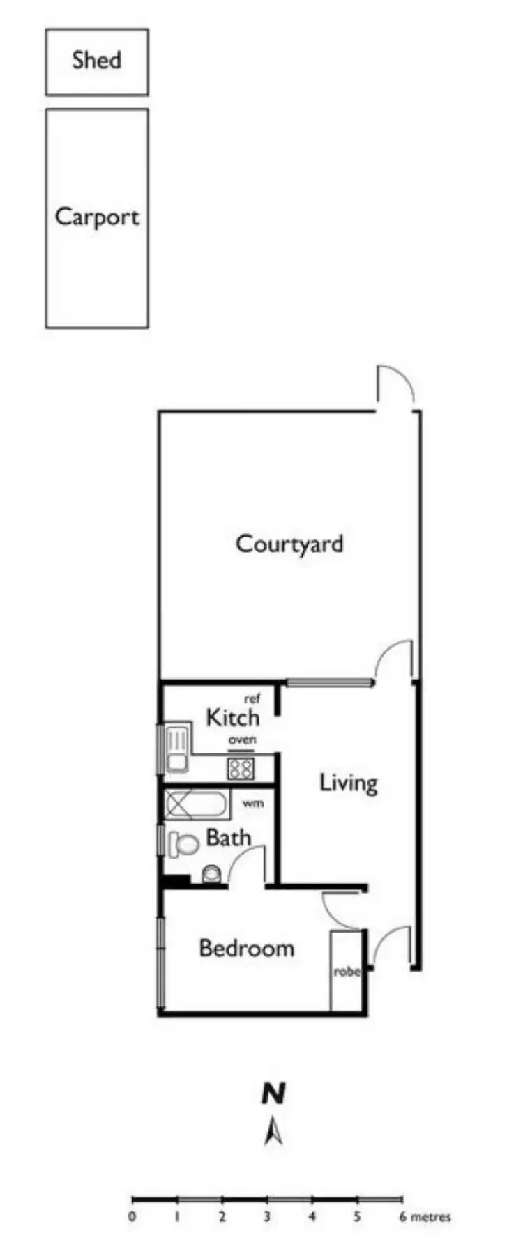 Floorplan of Homely apartment listing, 1/1113 Dandenong Road, Malvern East VIC 3145