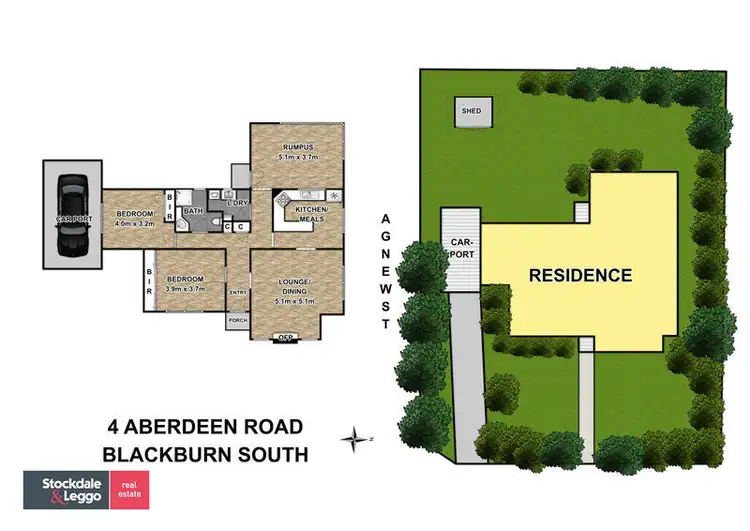 Floorplan of Homely house listing, 4 Aberdeen Road, Blackburn South VIC 3130