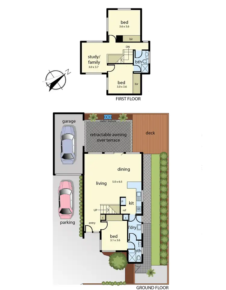 Floorplan of Homely townhouse listing, Address available on request