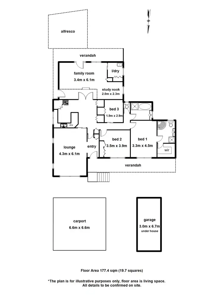 Floorplan of Homely house listing, 6 Newgrove Road, Healesville VIC 3777