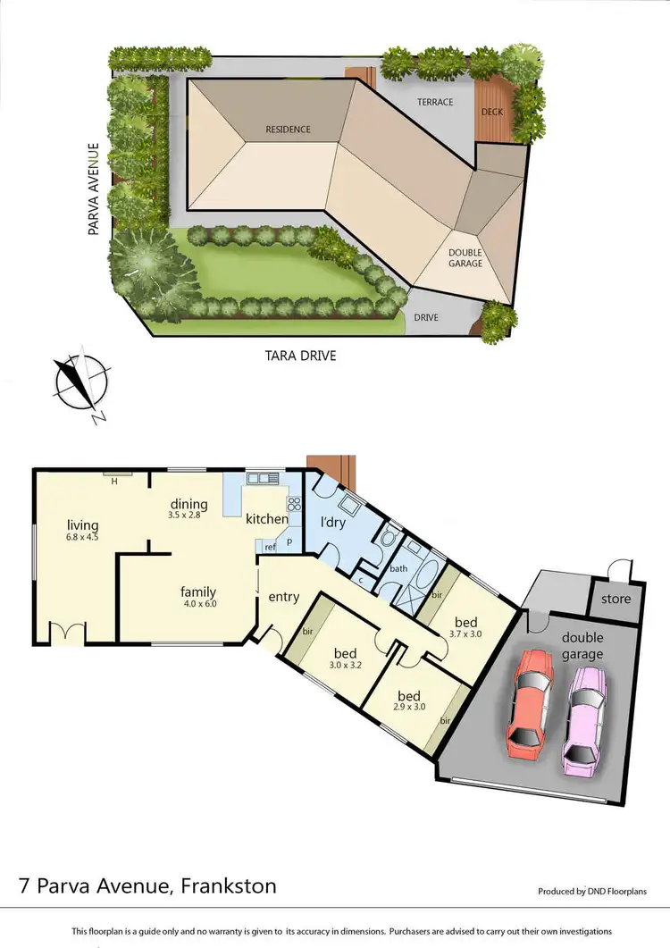 Floorplan of Homely house listing, 7 Parva Avenue, Frankston VIC 3199